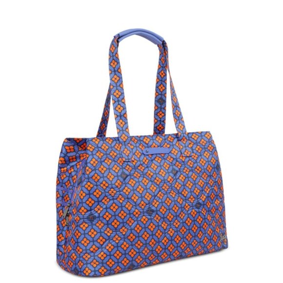 Lug Tempo Tote Bag Very Berry Blue Orange/Blue - Picture 1 of 11